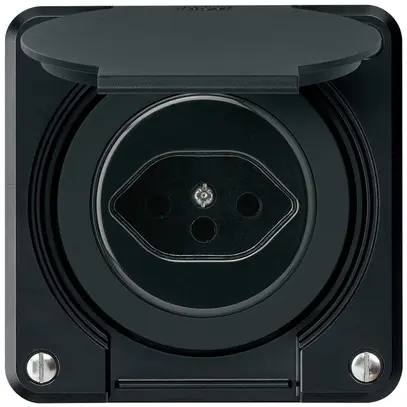 Prise ENC robusto type 13 noir 