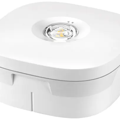 Luminaire de sécurité LED AP EM R2A ST NM 112 SMh 2W, 53mm, blanc 