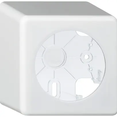 Boîtier AP basico blanc h=64mm Ø58mm 