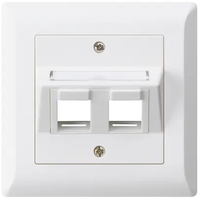 Kit de montage ENC kallysto.line 2×Keystone blanc 