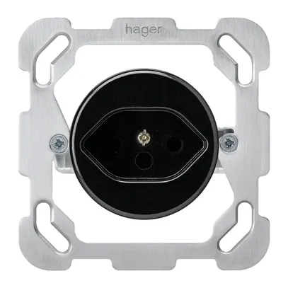 Insert pour prise ENC basico type 13 plaque de fixation noir sécurité enfants 