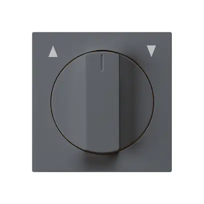 Frontset kallysto 60×60mm anthrazit, für Storendrehschalter/-taster 