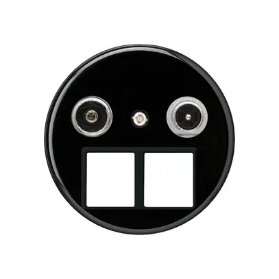 Prise multimédia basico TV-R montage A 11dB 2GHz noir 