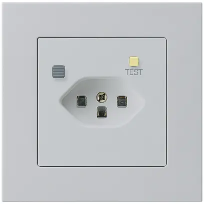 Presa INC KPR T23 FI 30mA grigio chiaro 