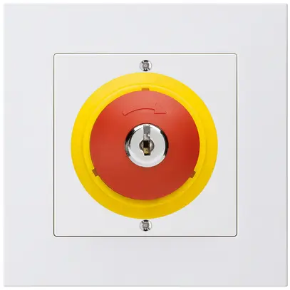 Contact pivotant à clé ENC kallysto.pro ARRÊT D'URGENCE blanc 