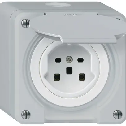 Presa AP robusto tipo 25 grigio 