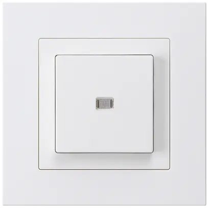 Pulsante luminoso INC kallysto.pro A-R/2P bianco 