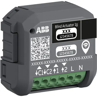 Attuatore per persiana INS RF ABB-free@home 62831 U-WL-500 1-volte 4A/230VAC 