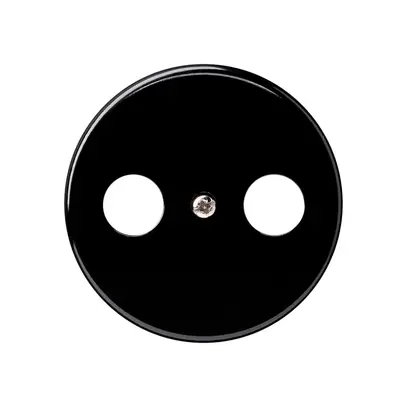 Disque frontal basico pour TV-R noir Ø58mm 