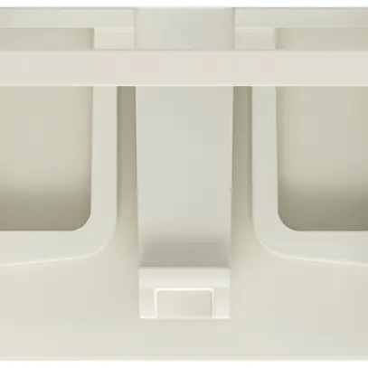 Befestigungsadapter WAGO o.Zugentlastung für 10×4mm² TH35 Ex lgu 