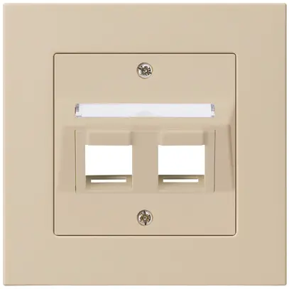 Kit de montage ENC kallysto.pro 2×Keystone beige 