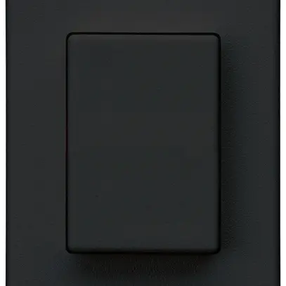 Interrupteur à poussoir INC Hager FLF 10A/250V 3/1L noir 