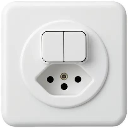 Combinazione INC basico 3+A-R/1L+tipo 13 bianco basico 