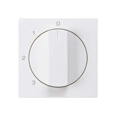 Kit de recouvrement kallysto interrupteur rotatif 0123 blanc 