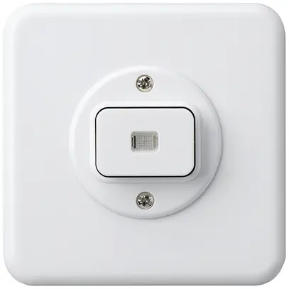 Kit frontale INC basico bianco con lente86×86mm 