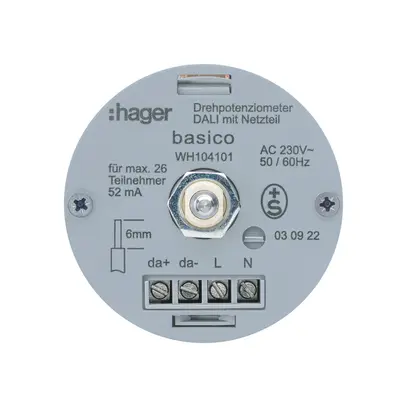 Inserto variatore rotativo Hager DALI E 