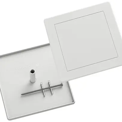 Couvercle à broches HSB Weibel 130×130mm Design EDIZIO.liv blanc 