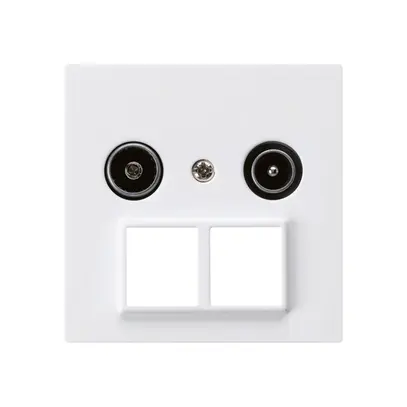 Prise d'antenne ENC R/TV HMS kallysto A 19dB blanc 