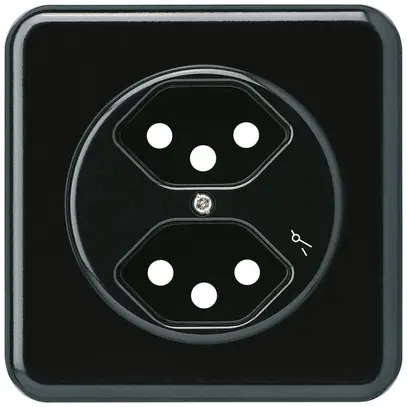 Kit frontale INC basico 2×tipo 13/1 86×86mm nero 