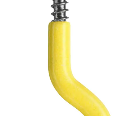 Vis à crochet AGRO Ø20mm pour bois Ø3.5×30mm isolé jaune 