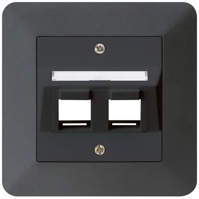 Kit de montage ENC kallysto.trend 2×Keystone noir 