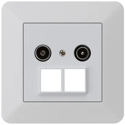 Presa antenna INC R/TV HMS kallysto.trend 19dB grigio chiaro 