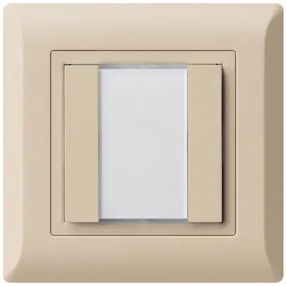Pulsante universale INC 2×kallysto.line senza LED beige 