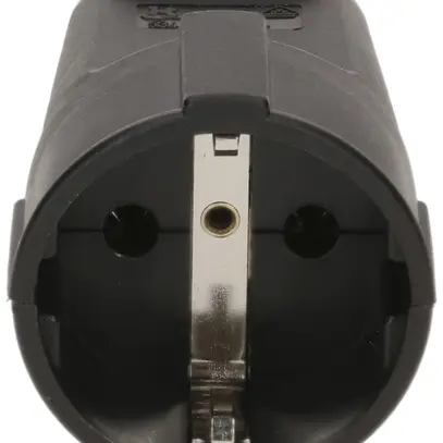 Presa mobile Schuko MAX HAURI L+N+PE 16A 250V 0.75…1.5mm² nero 