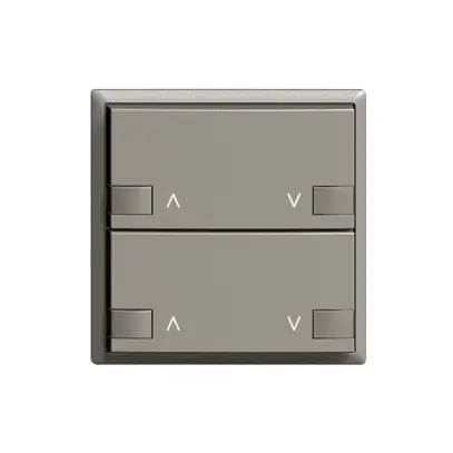 Poussoir ZEP 2c/2t moteur station princ. EDIZIOdue gris foncé 