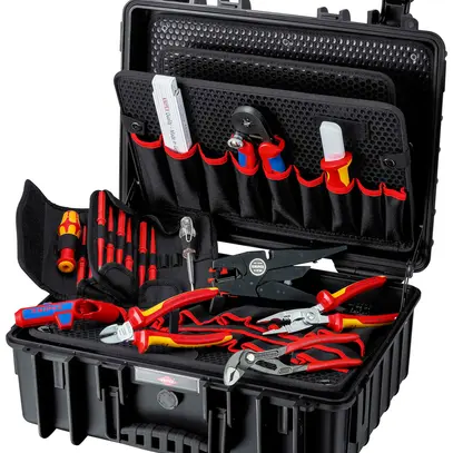 Valise d'outils KNIPEX "Robust23" Elektro, 25 pièces 