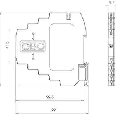Barriera fulmine Bettermann 4-poli 24V 