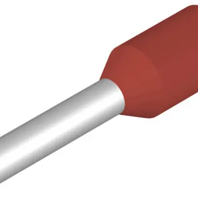 Embout de câble Weidmüller H isolé 1mm² 8mm rouge DIN en vrac 
