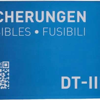 Fusible D MAX HAURI DT-III 40A noir 500V retardé 50 KA gG Ø26×48mm 5 pièces 