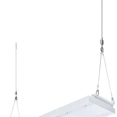 Plafonnier LED Sylvania Sportsbay 81W 12600lm 4000K 1220mm blanc 