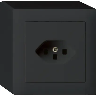 Presa AP kallysto T23 nero con morsetti ad innesto 