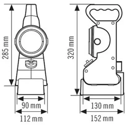 Lampada di emergenza portatile ESYLUX SLP-2 