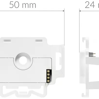 Adattatore di batteria/montaggio Plejd BAT-01, p.montagg.DIN/AP d.dispositiv.INS 
