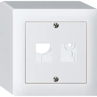 Kit frontal AP kallysto Q pour 2 modules blanc 