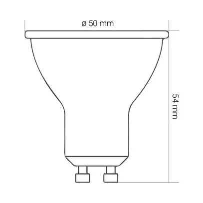 LED blanc & couleurs GU10 4,8W KnockautX, par BRELAG 