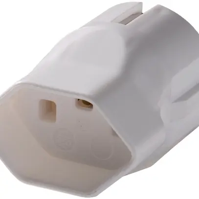 Spina d'adattazione Schuko/T23 bianco 