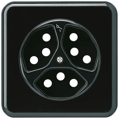 Kit frontal ENC basico 3×type 13/1 86×86mm noir 