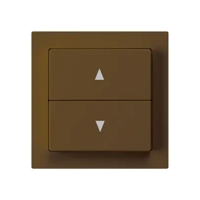 Kit frontale kallysto 60×60 marrone per interruttore/tasto per tapp.doppio 