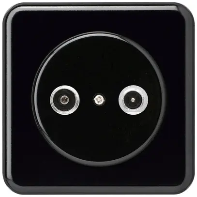 Presa d'antenna INC basico TV-R mont.C 19dB 2GHz nero 