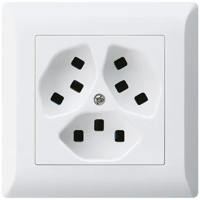 Presa INC Hager kallysto.line 3×T23 C bianco ultra 