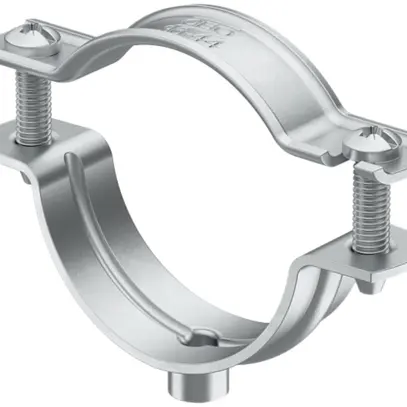 Collier pour tube/câble Bettermann, avec filetage M6, Ø53…63mm, zingué 