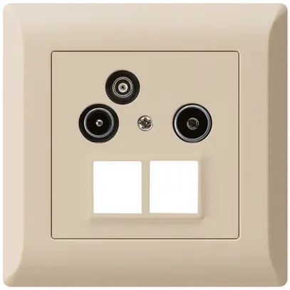 Prise d'antenne ENC R/TV/données HMS kallysto.line 19dB beige 