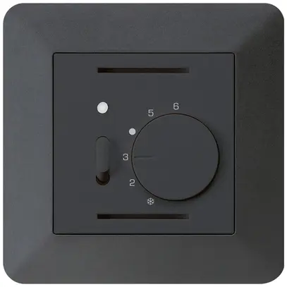 Thermostate d'ambiance ENC kallysto.trend noir avec interrupteur 