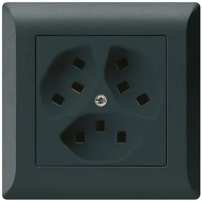 Presa INC Hager kallysto.line 3×T23 C nero 