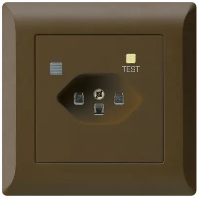 Presa INC KLI T23 FI 30mA marrone 