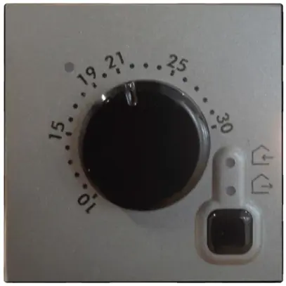 Termostato ambiente INS MOS magnesio 5…30°C 2moduli 